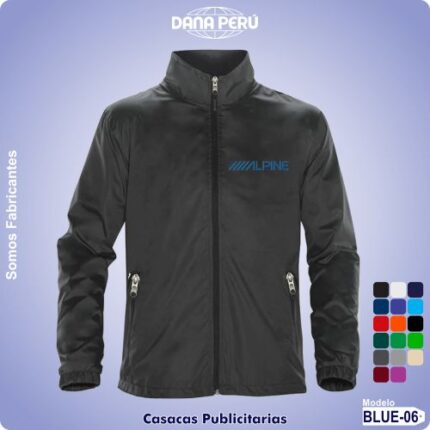 Fabricante de casacas cortaviento personalizable. Precios económicos. Envíos a todo el Perú.