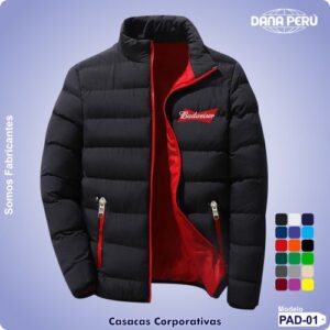 Casacas para empresas con logo. Confeccionamos casacas corporativas de alta calidad a precio económico.