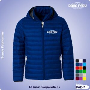 Fabricante de casacas impermeables corporativas. Casacas para empresas e instituciones.