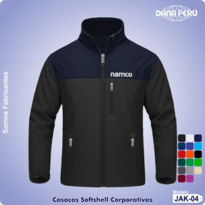 Casacas softshell para empresas personalizadas con logo. Casaca piel de tiburón.