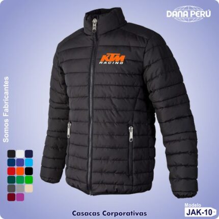 Casacas para empresas unisex, personalizable con logo bordado. Precios al por mayor.