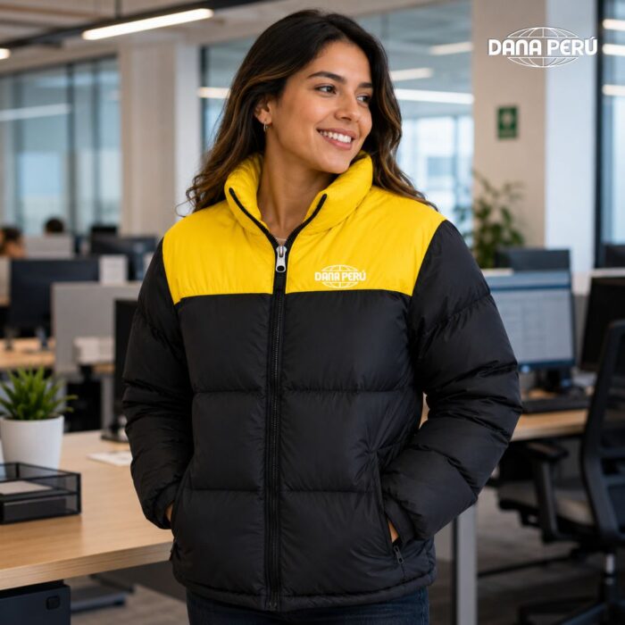 Somos Dana Perú empresa peruana fabricante de Casacas Institucionales Personalizadas con logo, proveedor de las más importantes empresas del Perú.