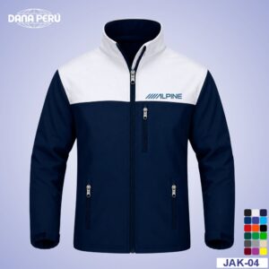 Dana Perú empresa peruana fabricante de casacas softshell corporativas personalizadas con logo bordado.