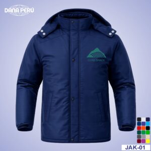 Dana Perú fabricante de casacas para empresas mineras, casacas personalizadas con logo bordado.