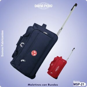 Maletines deportivos con ruedas personalizados con logo estampado y bordado. Maletín de muy buena calidad a precio económico.
