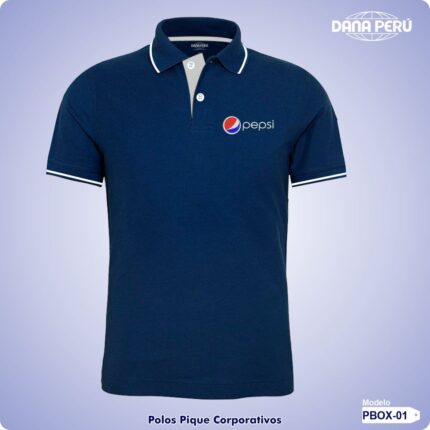 Polo corporativo pique personalizado con logo. Polo camisero a precio económico.