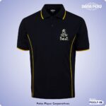 Polos publicitarios pique personalizados con logo bordado a precio económico.