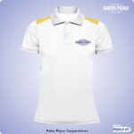 Polo cuello camisero para empresas. Polos corporativos personalizados.