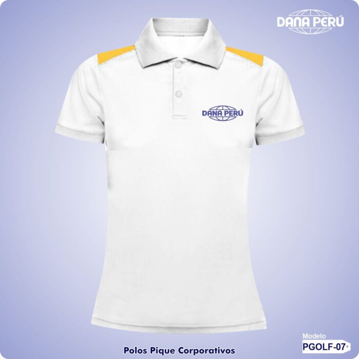 Polo cuello camisero para empresas. Polos corporativos personalizados.