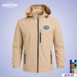 Dana Perú fabricante de casacas cortaviento con logo bordado y estampado a precios económicos.