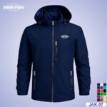 Dana Perú fabricante mayorista de casacas cortaviento con logo bordado y estampado a precios económicos. Envíos a provincias.