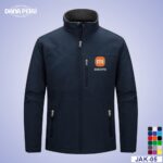 Dana Perú fabricante de casacas softshell personalizadas con logo bordado, estampado o en DTF. Precios económicos.