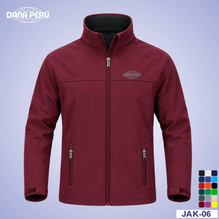 Dana Perú fabrica y distribuye Casacas Softshell Bordadas con Logo. Casaca de alta calidad a precio económico. Hacemos envíos a todo el Perú.