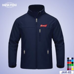 Dana Perú fabricante mayorista de casacas softshell ejecutivas personalizadas con logo para empresas e instituciones. Hacemos envíos a todo el Perú.
